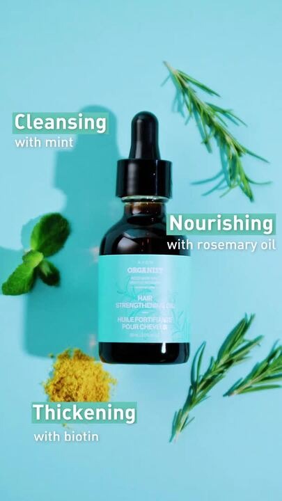 Organist Rosemary Mint Hair Strengthening Oil